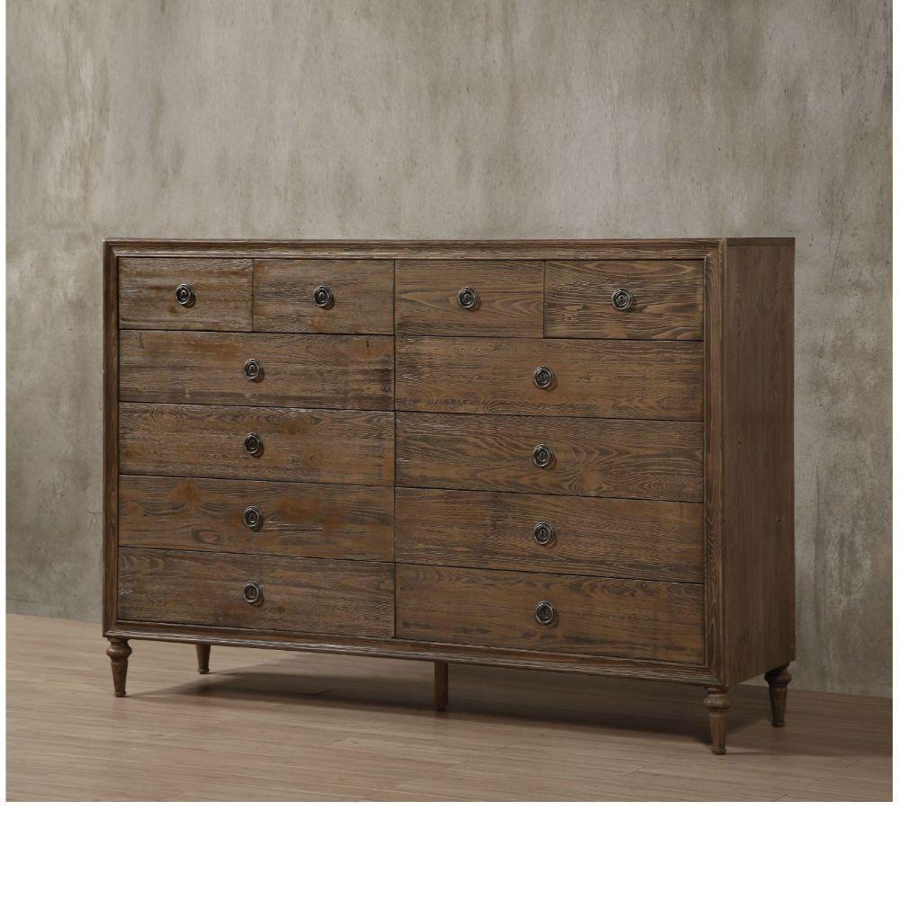 ACME - Inverness - Dresser - Reclaimed Oak - 5th Avenue Furniture