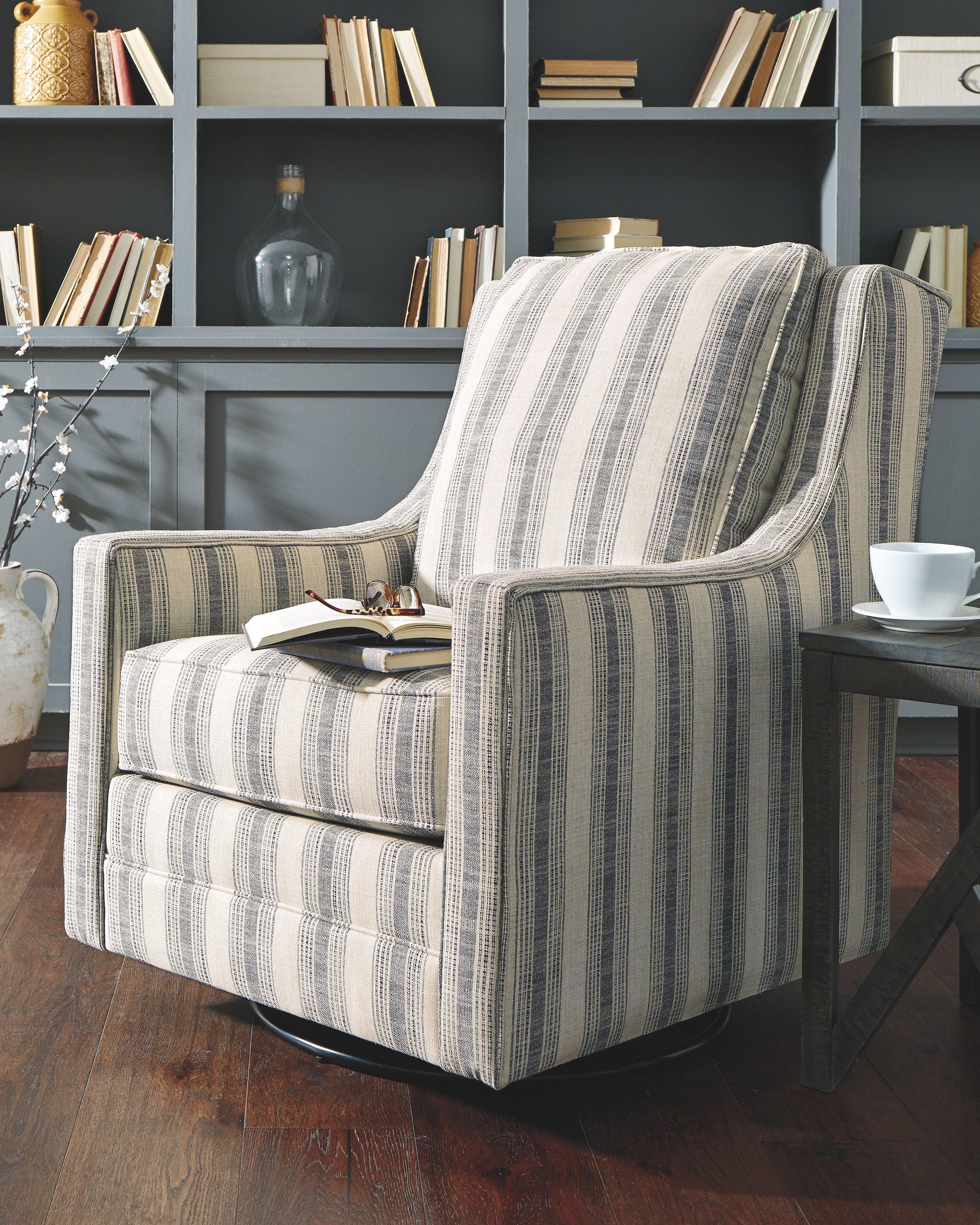 Signature Design by Ashley® - Kambria - Swivel Glider Accent Chair - 5th Avenue Furniture