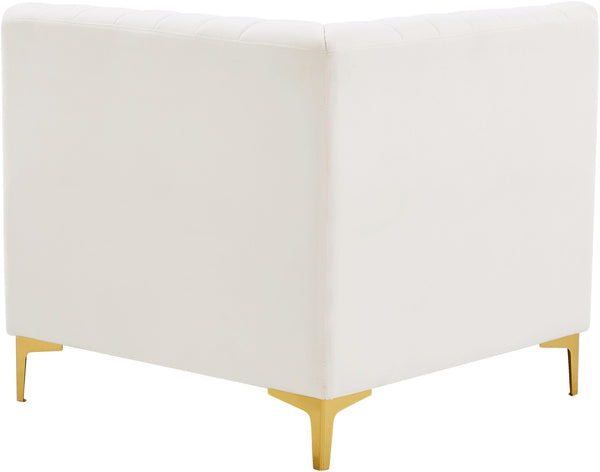 Meridian Furniture - Alina - Corner Chair - 5th Avenue Furniture