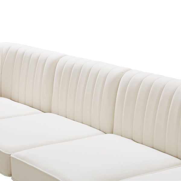 Meridian Furniture - Alina - Corner Chair - 5th Avenue Furniture