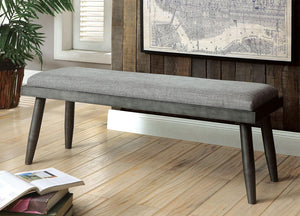 Furniture of America - Vilhelm - Bench - Gray - 5th Avenue Furniture