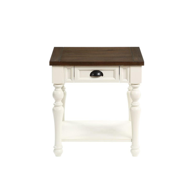 Steve Silver Furniture - Joanna - End Table - White - 5th Avenue Furniture