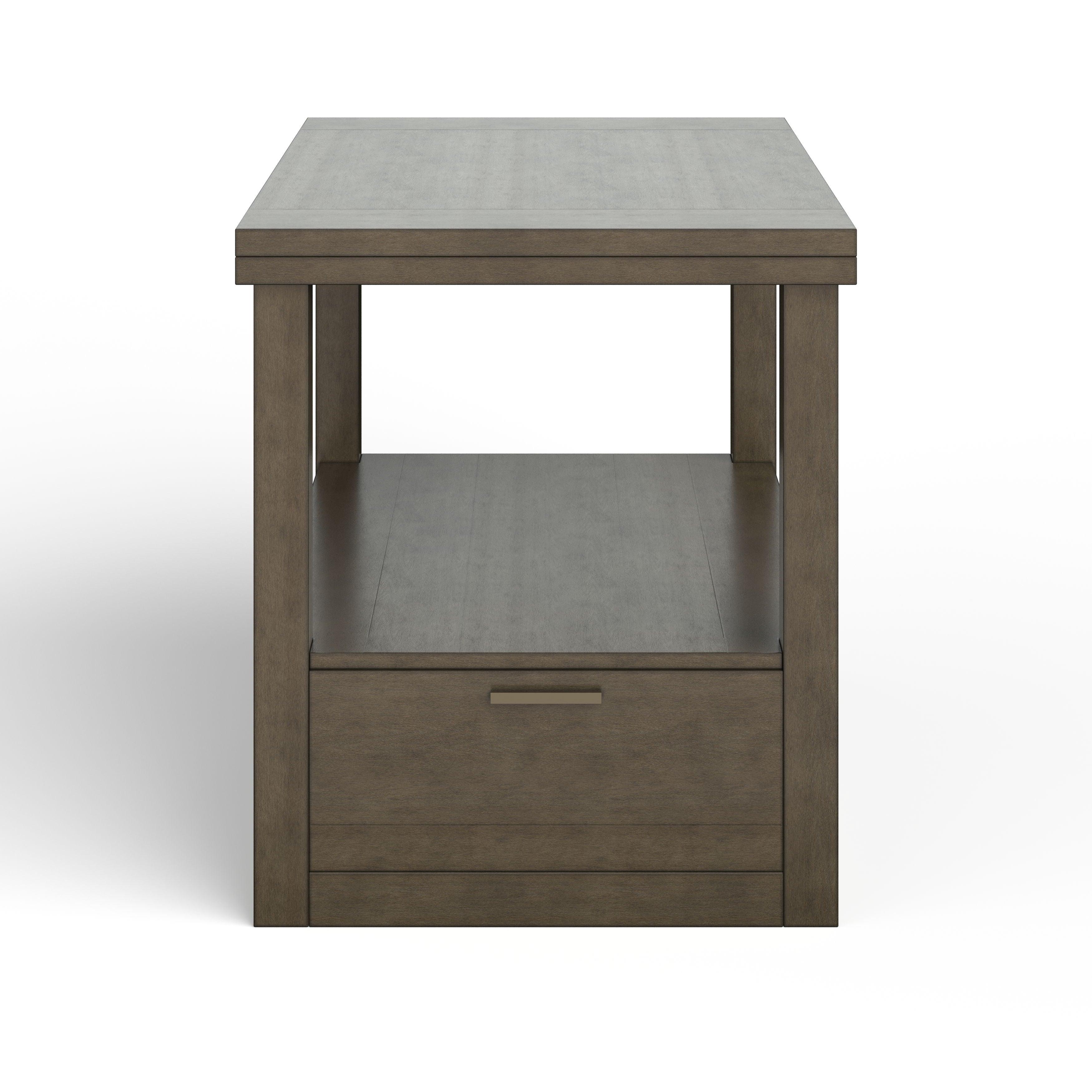 Magnussen Furniture - McGrath - Rectangular End Table - Urbane Bronze - 5th Avenue Furniture