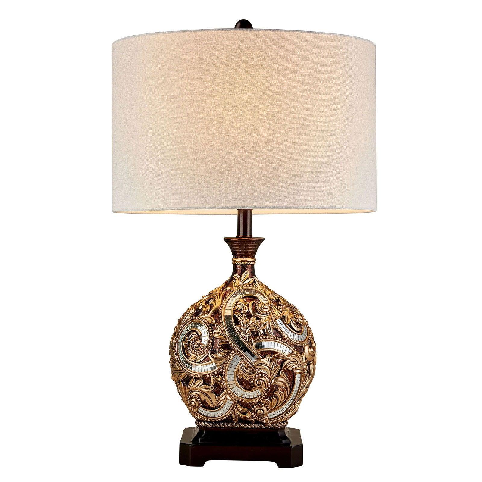 Furniture of America - Guadalupe - Table Lamp - Gold / Brown - 5th Avenue Furniture