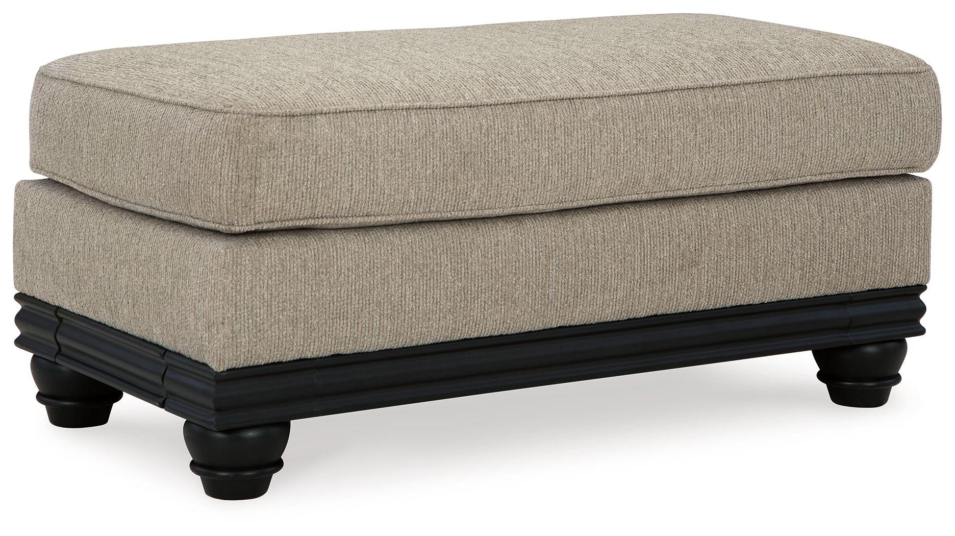 Signature Design by Ashley® - Elbiani - Alloy - Ottoman - 5th Avenue Furniture