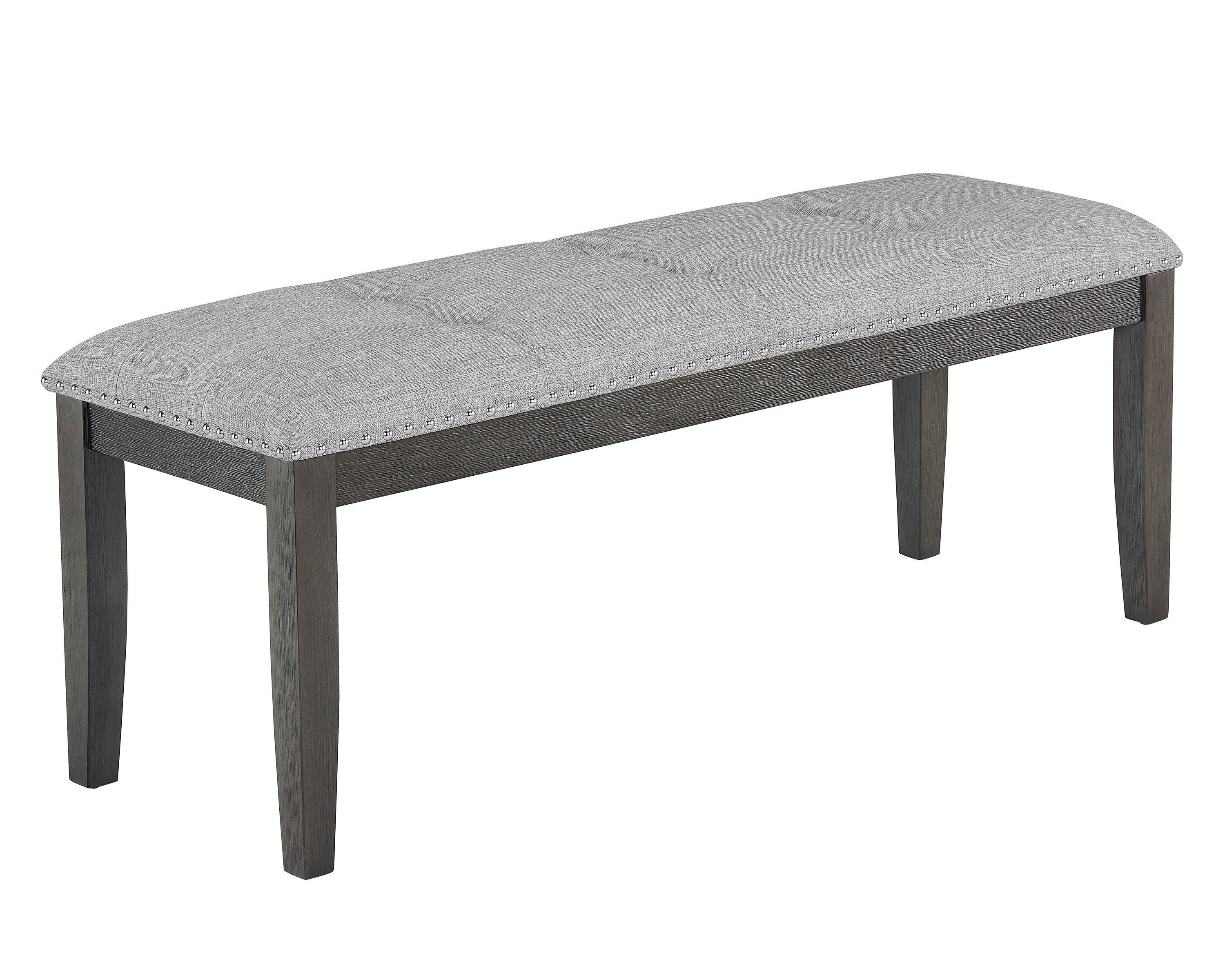 Crown Mark - Vance - Bench - Pearl Silver - 5th Avenue Furniture