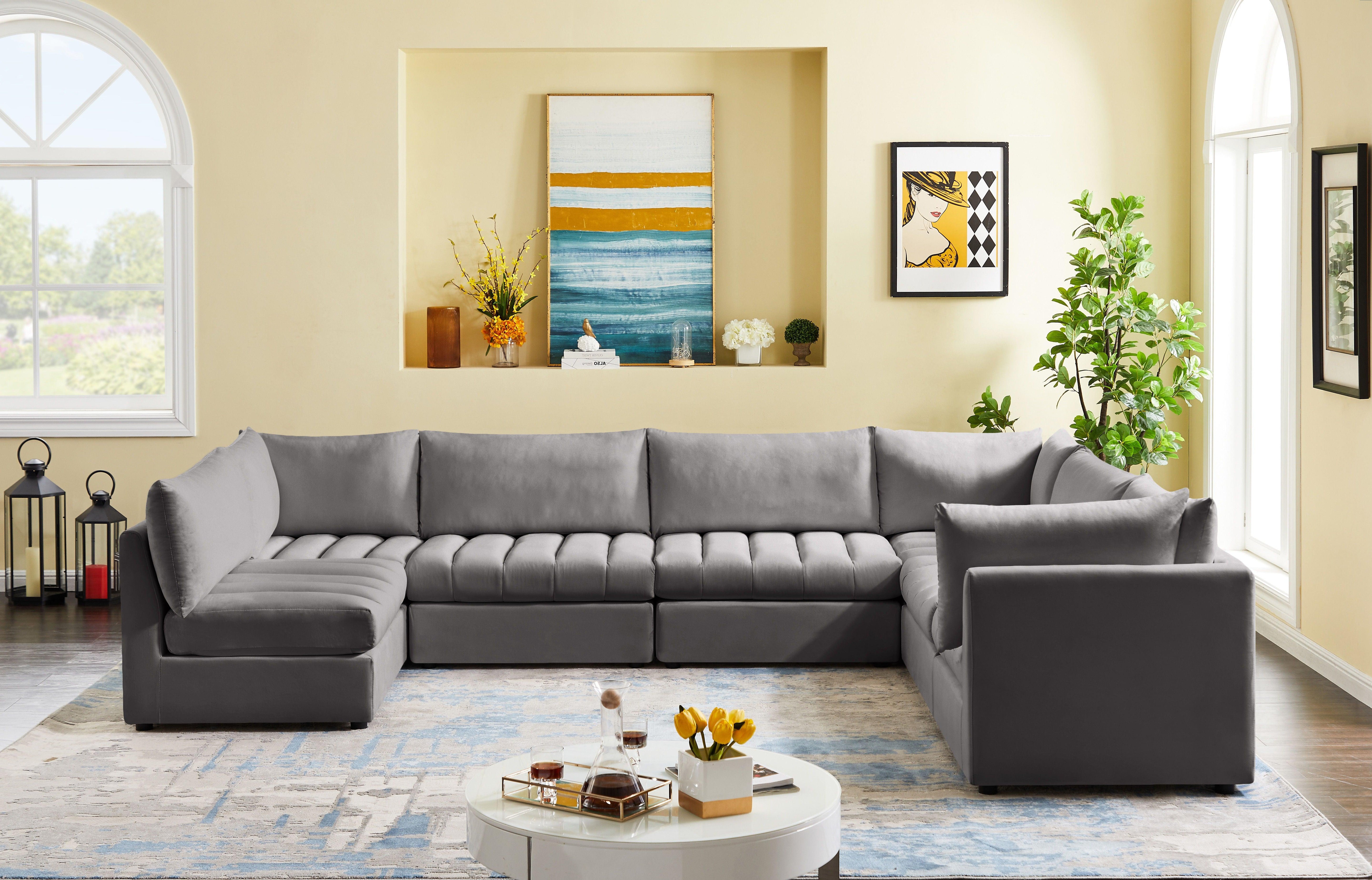 Meridian Furniture - Jacob - Modular Sectional - 5th Avenue Furniture