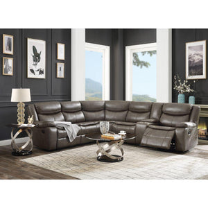 ACME - Tavin - Sectional Sofa (Motion) - 5th Avenue Furniture