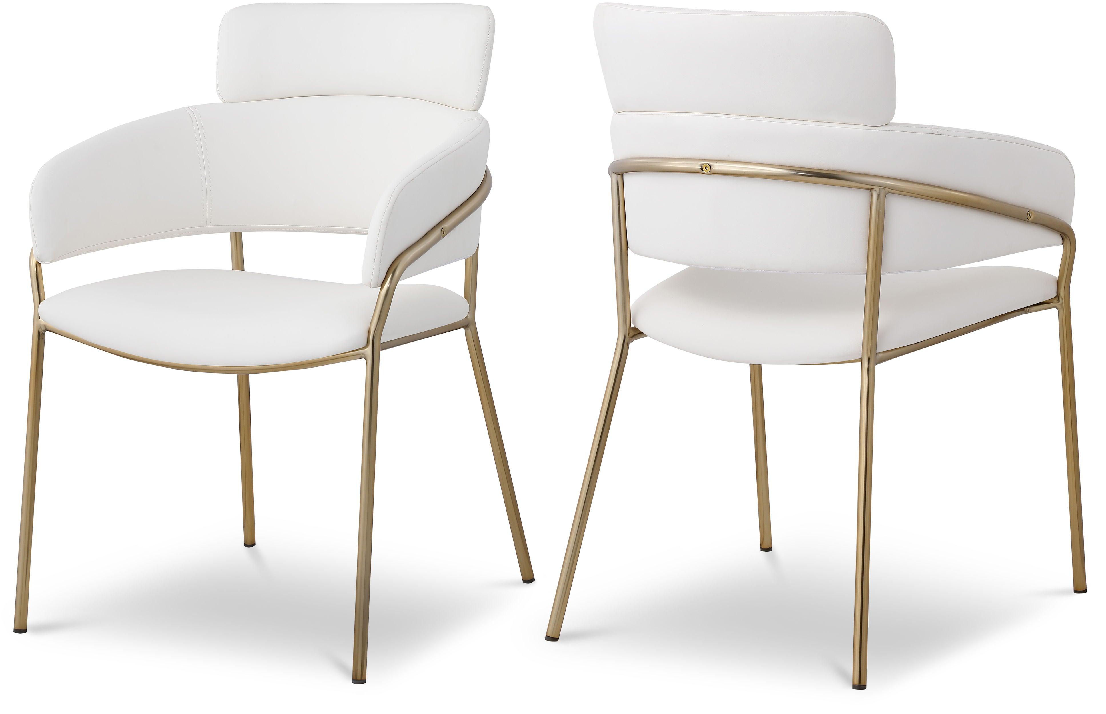 Meridian Furniture - Yara - Dining Chair (Set of 2) - Cream - 5th Avenue Furniture