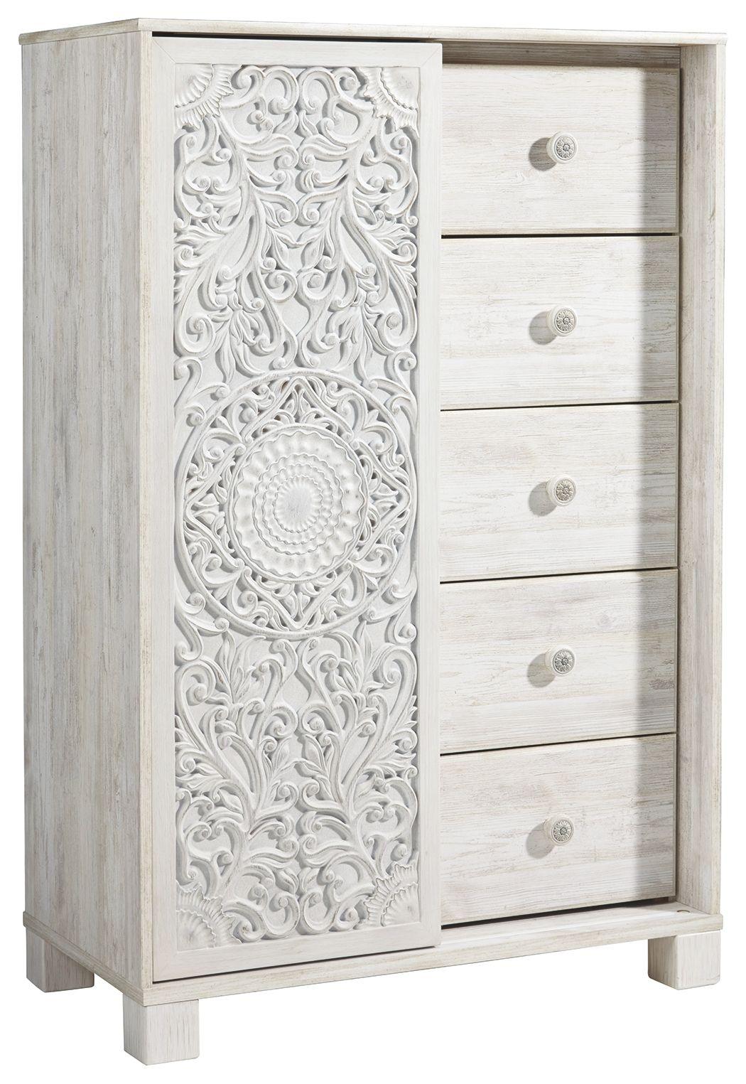 Ashley Furniture - Paxberry - Whitewash - Dressing Chest - 5th Avenue Furniture