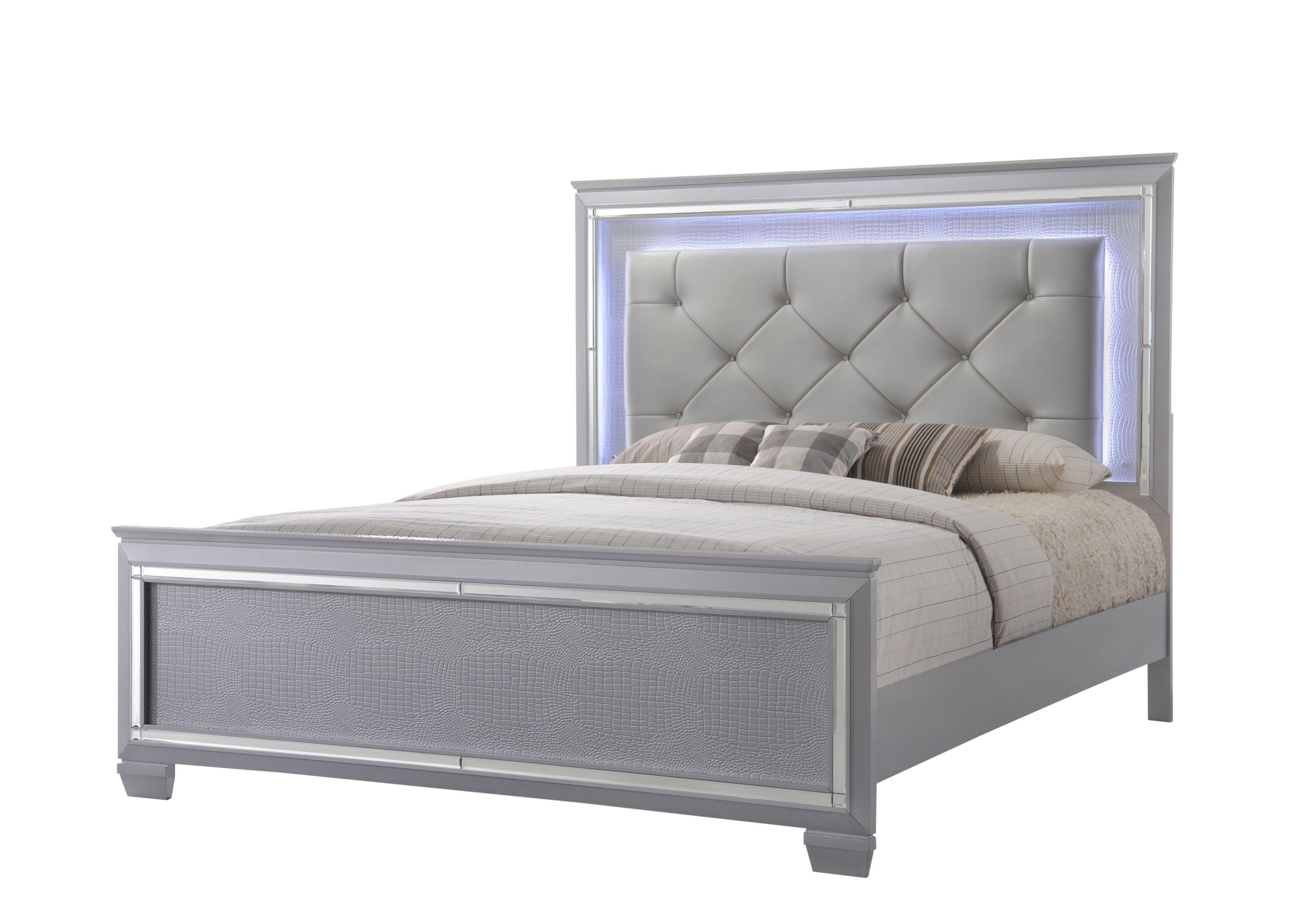 Crown Mark - Lillian - Upholstered Bed - 5th Avenue Furniture