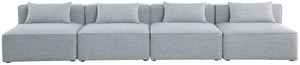 Meridian Furniture - Cube - Modular Sofa Armless 4 Seats - 5th Avenue Furniture