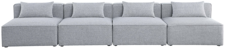 Meridian Furniture - Cube - Modular Sofa Armless 4 Seats - 5th Avenue Furniture