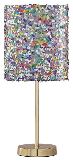 Ashley Furniture - Maddy - Purple - Metal Table Lamp - 5th Avenue Furniture