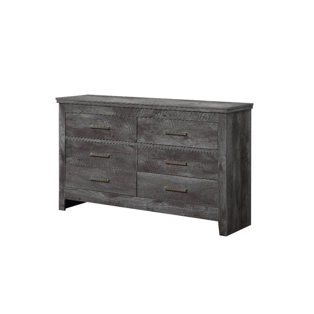 ACME - Vidalia - Dresser - Rustic Gray Oak - 5th Avenue Furniture