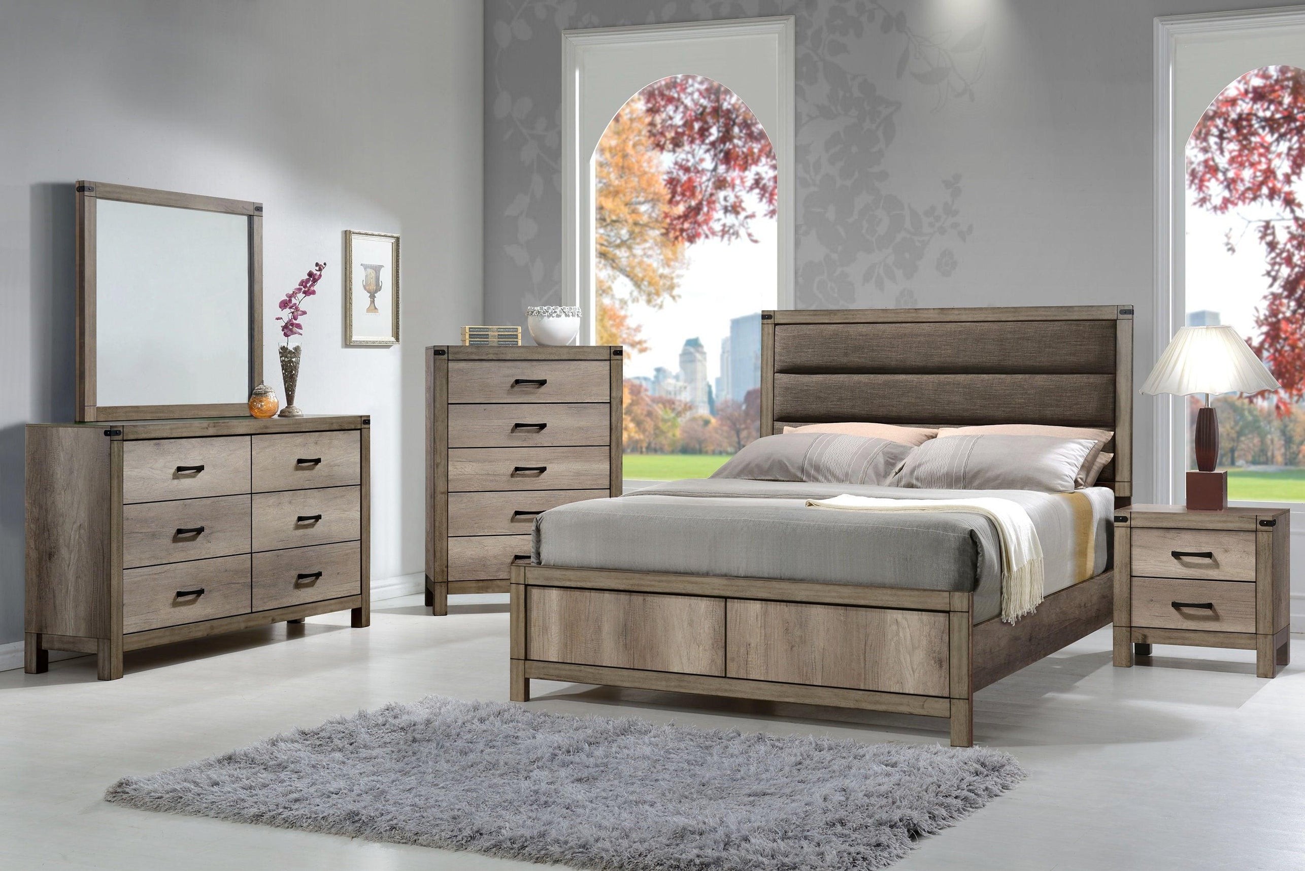 Crown Mark - Matteo - Dresser, Mirror - 5th Avenue Furniture