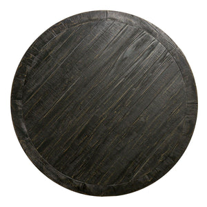 Furniture of America - Alfred - Round Table - Antique Black / Ivory - 5th Avenue Furniture