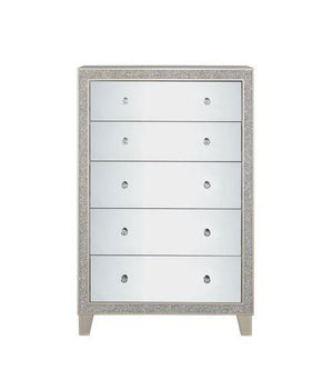 ACME - Sliverfluff - Chest - Mirrored & Champagne Finish - 5th Avenue Furniture