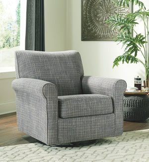Ashley Furniture - Renley - Ash - Swivel Glider Accent Chair - 5th Avenue Furniture