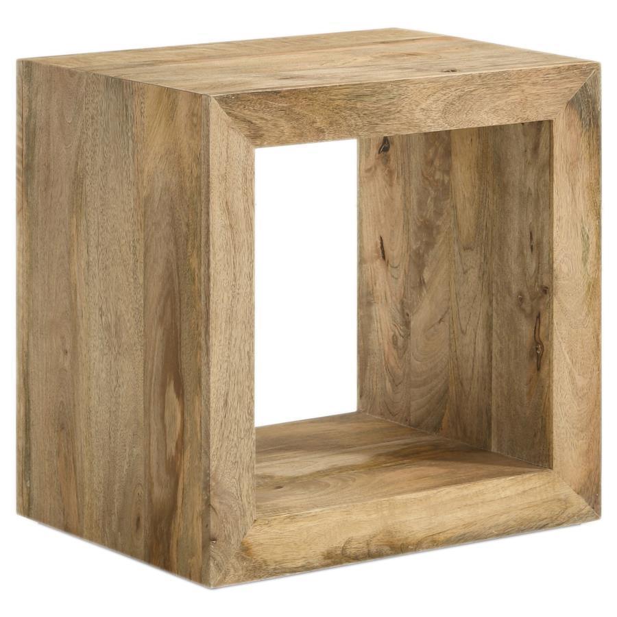 Coaster Fine Furniture - Benton - Rectangular Solid Wood End Table - Natural - 5th Avenue Furniture