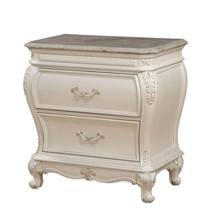 ACME - Chantelle - Nightstand - Pearl White - 5th Avenue Furniture