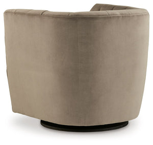 Hayesler - Cocoa - Swivel Accent Chair - 5th Avenue Furniture