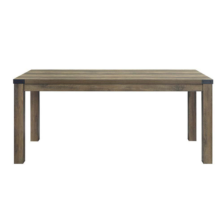 ACME - Abiram - Dining Table - Rustic Oak Finish - 5th Avenue Furniture