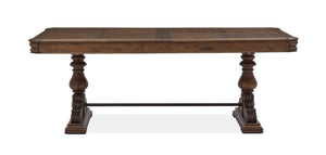 Magnussen Furniture - Durango - Trestle Dining Table - Willadeene Brown - 5th Avenue Furniture