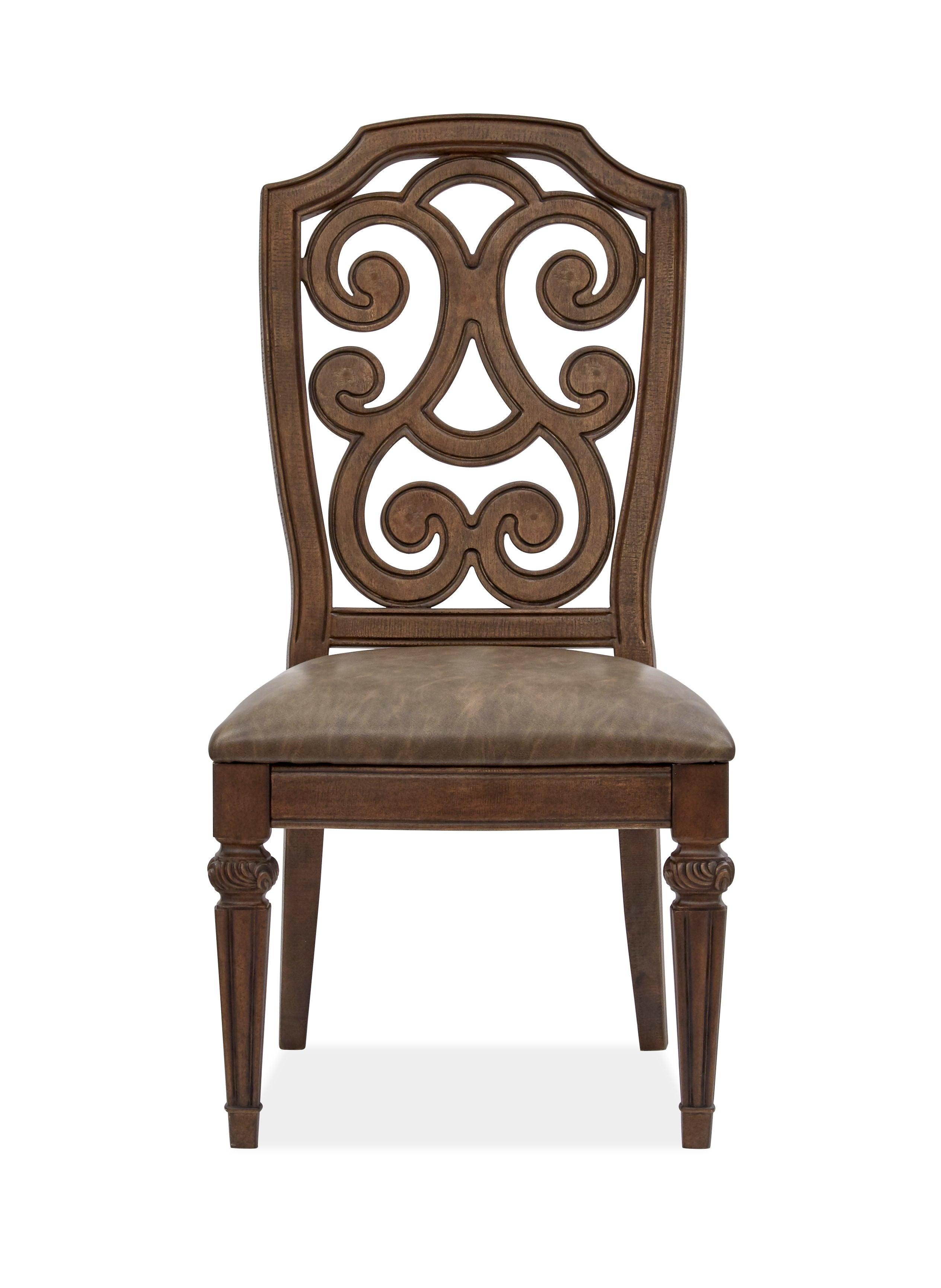 Magnussen Furniture - Durango - Wood Dining Side Chair With Upholstered Seat (Set of 2) - Willadeene Brown - 5th Avenue Furniture