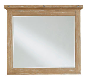 Magnussen Furniture - Lynnfield - Landscape Mirror - Weathered Fawn - 5th Avenue Furniture