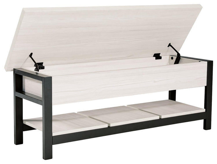 Signature Design by Ashley® - Rhyson - Storage Bench - 5th Avenue Furniture
