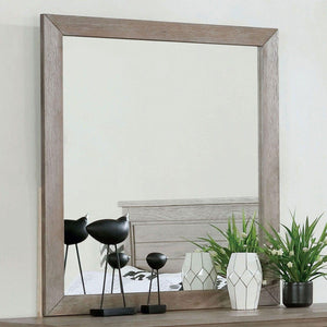 Furniture of America - Vevey - Mirror - Wire - Brushed Warm Gray - 5th Avenue Furniture
