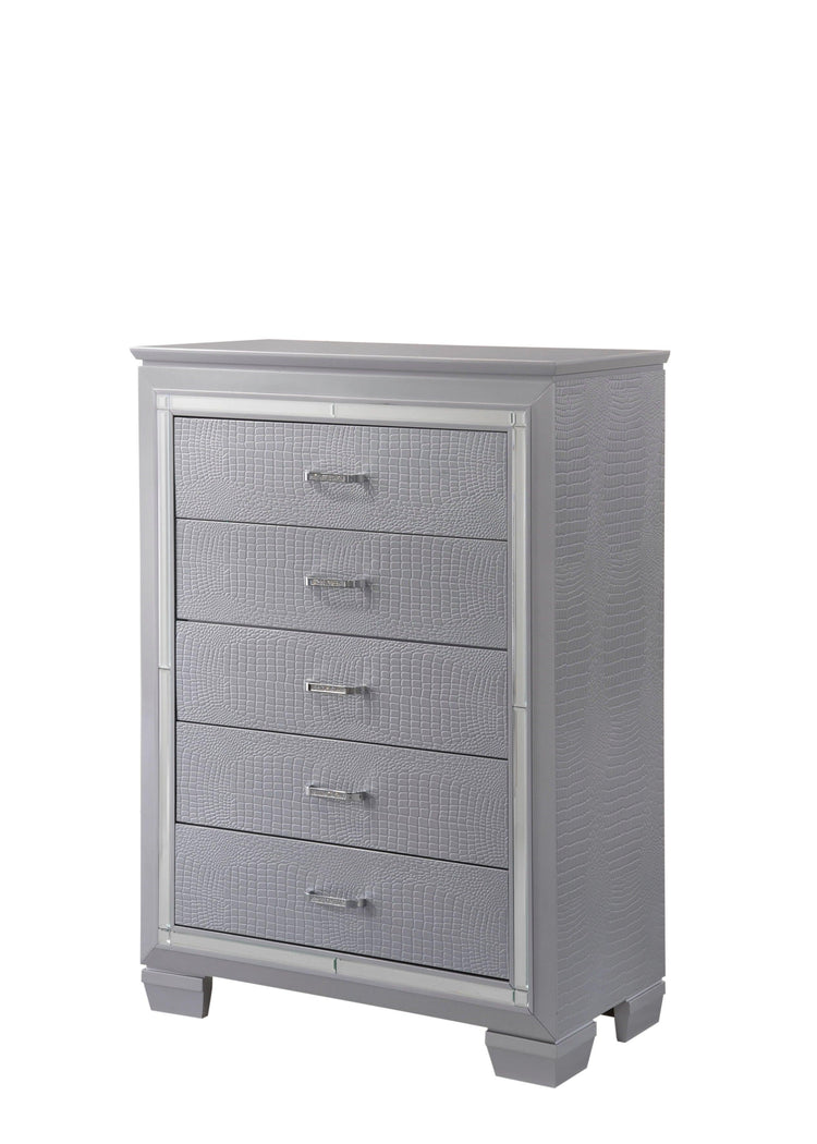 Crown Mark - Lillian - Chest - Gray - 5th Avenue Furniture