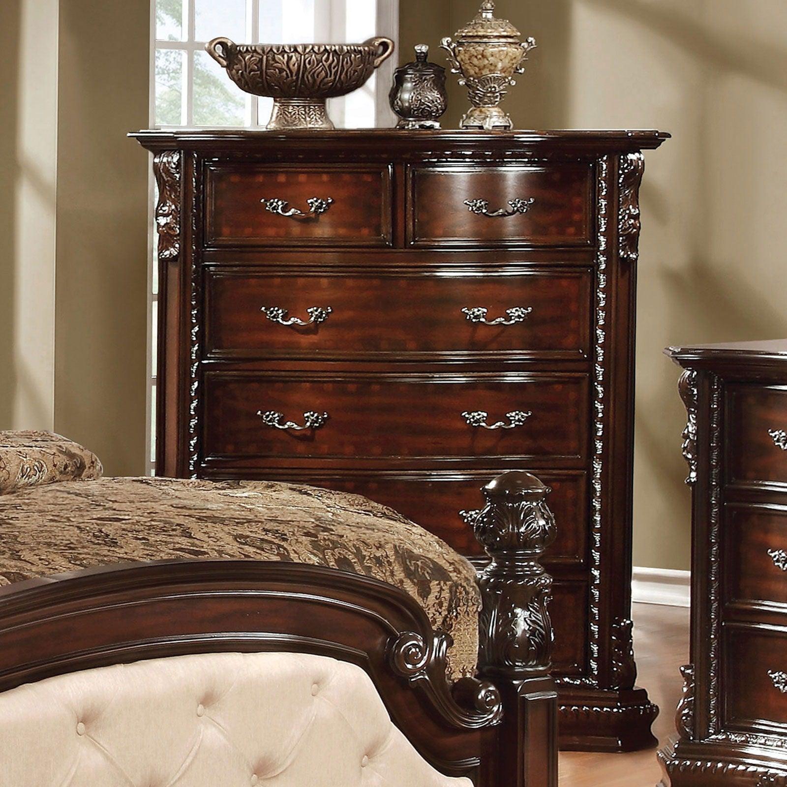 Furniture of America - Monte Vista - Chest - Brown Cherry - 5th Avenue Furniture