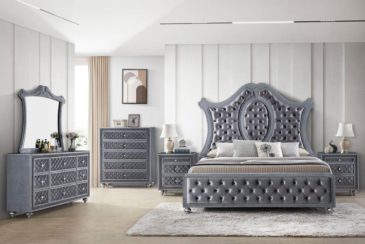 Crown Mark - Voltare - Chest - Gray - 5th Avenue Furniture