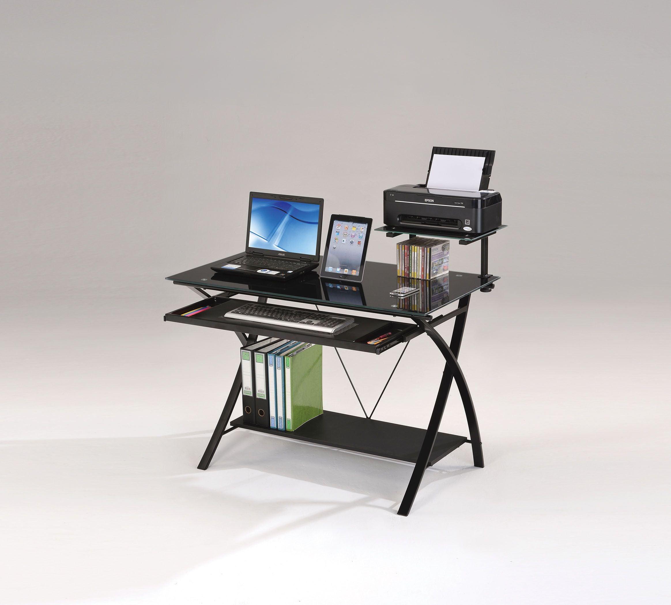 ACME - Erma - Desk - Black - 5th Avenue Furniture