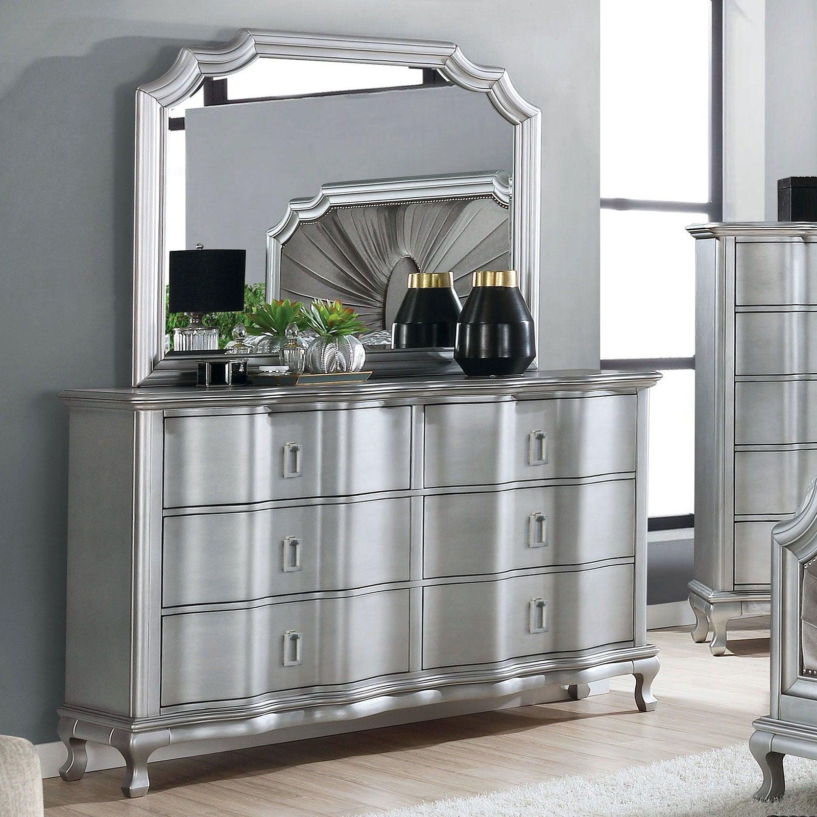 Furniture of America - Aalok - Dresser - Silver - 5th Avenue Furniture