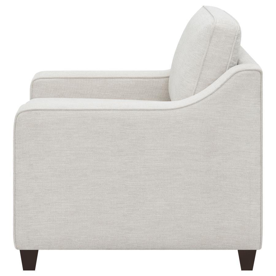 CoasterElevations - Christine - Upholstered Cushion Back Chair - Beige - 5th Avenue Furniture