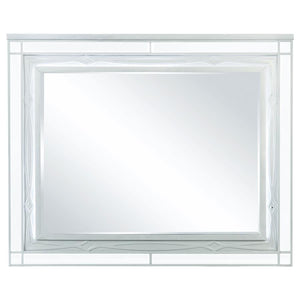 CoasterEssence - Gunnison - Dresser Mirror With Led Lighting - Silver Metallic - 5th Avenue Furniture