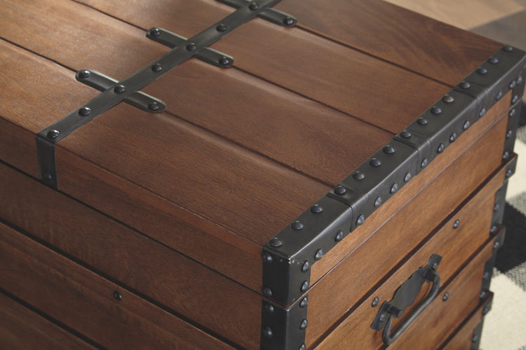 Ashley Furniture - Kettleby - Brown - Storage Trunk - 5th Avenue Furniture