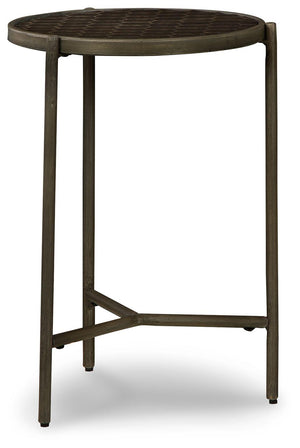 Signature Design by Ashley® - Doraley - Brown / Gray - Round Side End Table - 5th Avenue Furniture