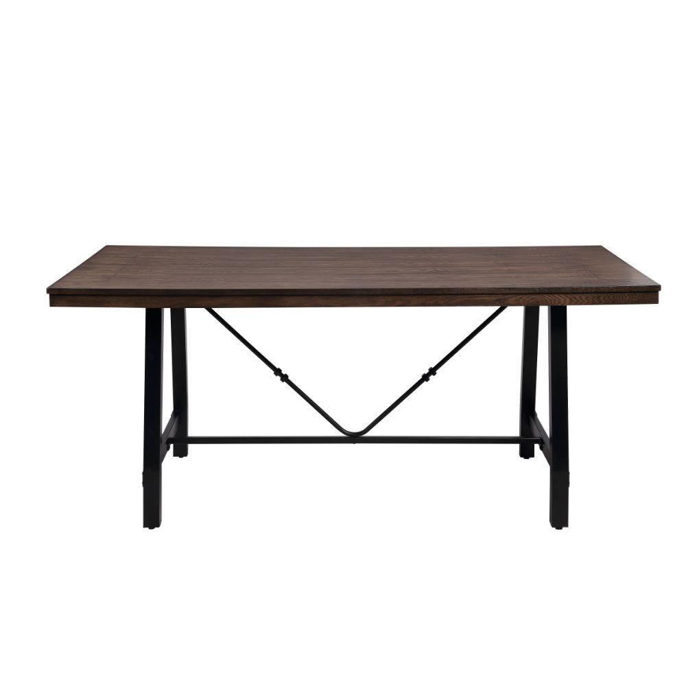 ACME - Mariatu - Bench - Oak & Black - 5th Avenue Furniture