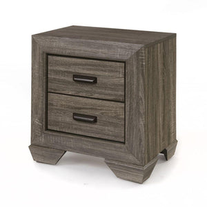 ACME - Lyndon - Nightstand - Weathered Gray Grain - 5th Avenue Furniture