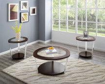 Steve Silver Furniture - Duncan - 3 Piece Table Set - Brown - 5th Avenue Furniture