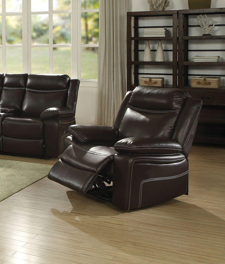 ACME - Corra - Recliner - Espresso PU - 5th Avenue Furniture