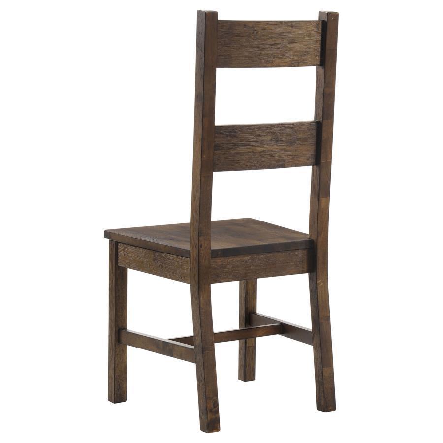 CoasterEveryday - Coleman - Dining Side Chairs (Set of 2) - Rustic Golden Brown - 5th Avenue Furniture