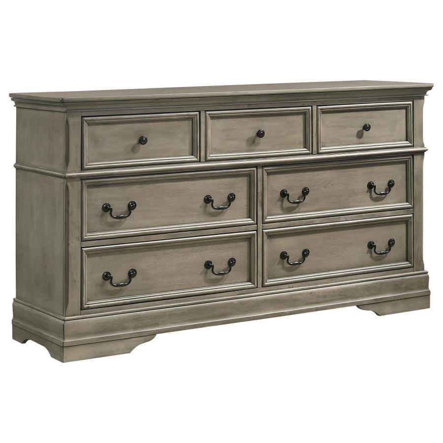 CoasterEveryday - Manchester - 7-Drawer Dresser - Wheat - 5th Avenue Furniture