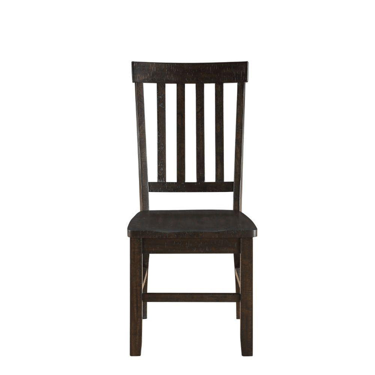 ACME - Maisha - Side Chair (Set of 2) - Rustic Walnut - 5th Avenue Furniture