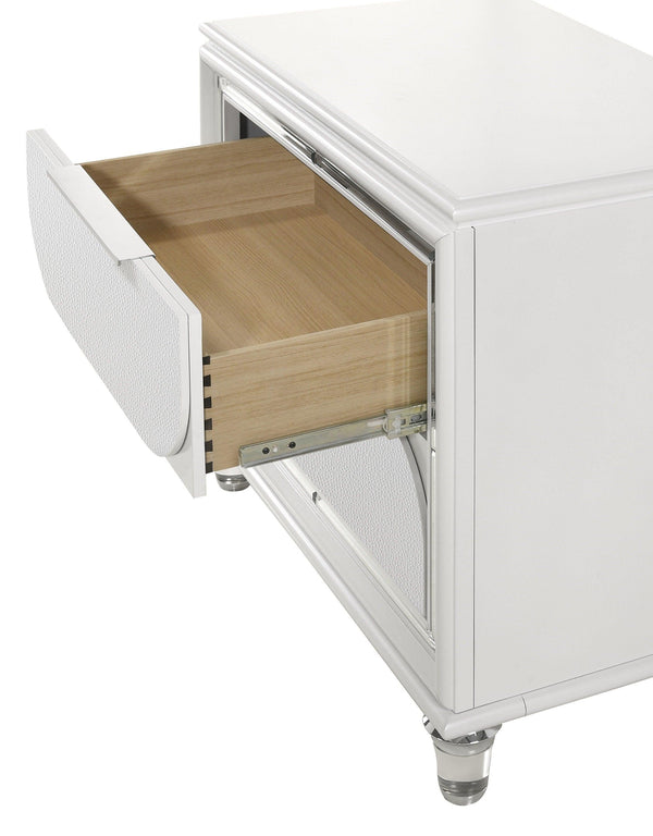 Crown Mark - Eden - Nightstand - White - 5th Avenue Furniture