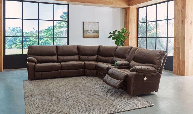 Signature Design by Ashley® - Family Circle - Power Reclining Sectional - 5th Avenue Furniture